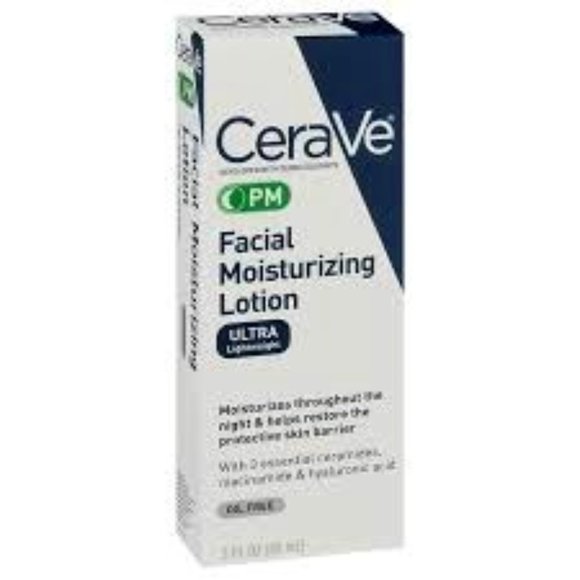 CeraVe PM Facial Moisturizer NEW - Picture 1 of 4
